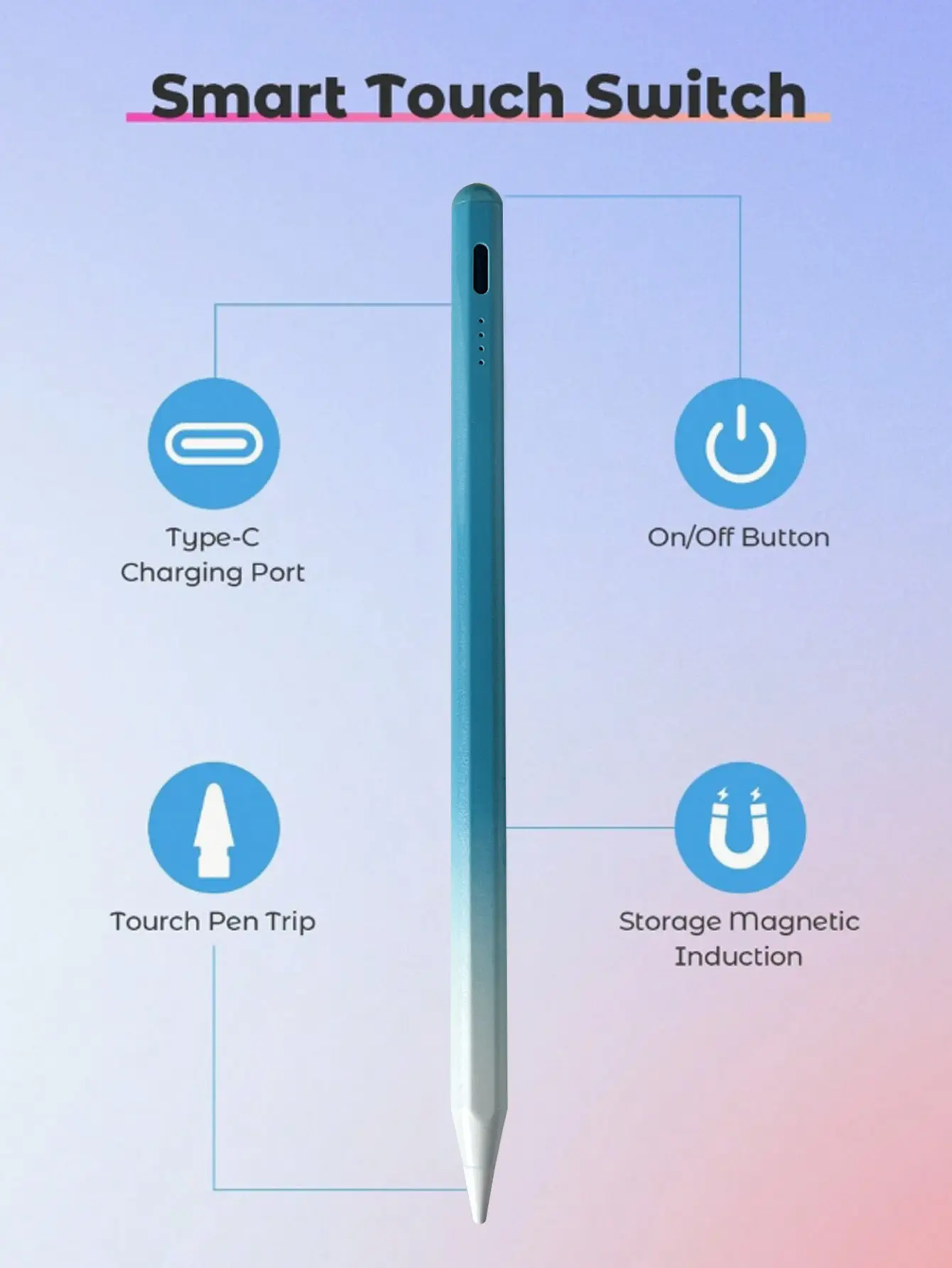 Stylus Pen For Android Tablets Mobile Phone Touch Pencil Compatible With I.phone Capacitive Pen Compatible With XIAO-MI Compatib