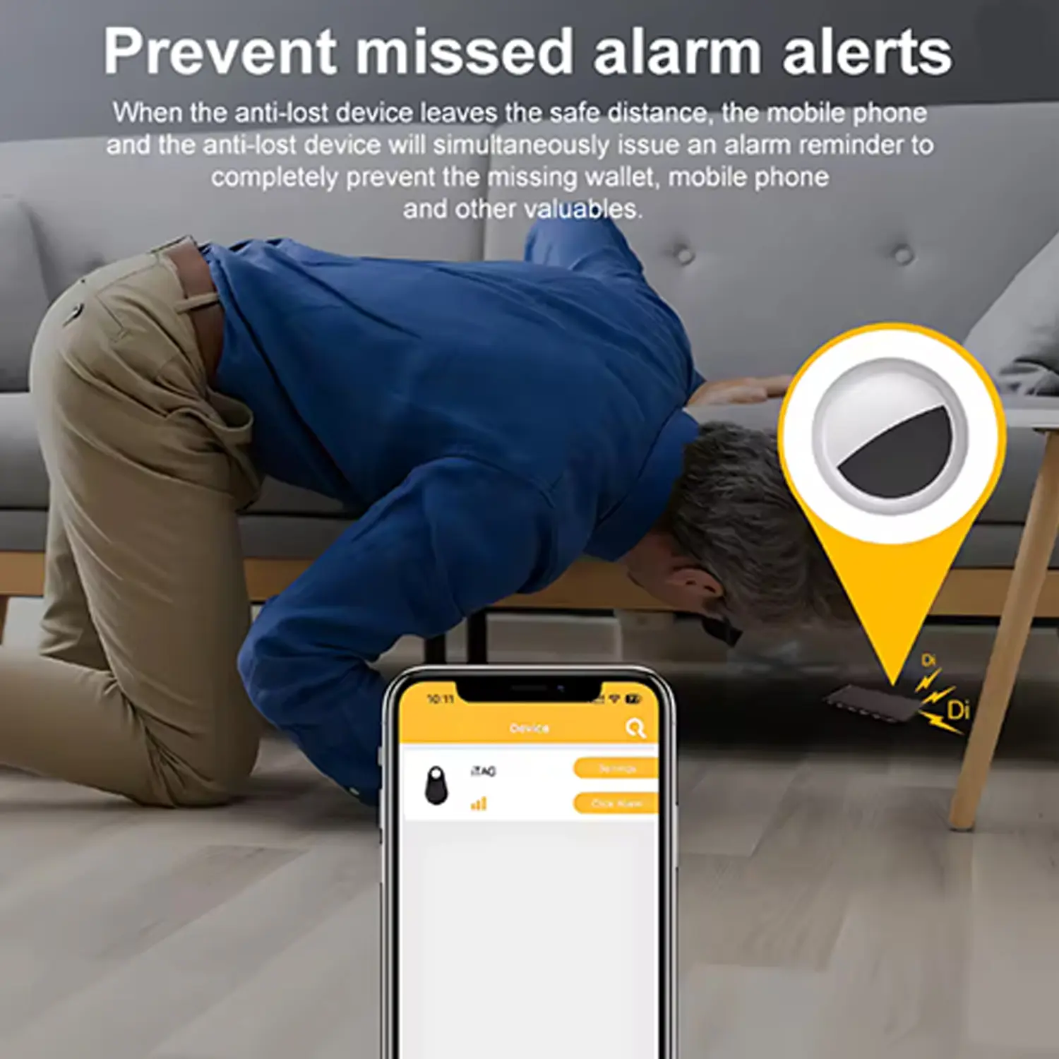 For App Phone Airtage Bluetooth GPs Tag Find My app Anti-lose Tracker SoundLocate Message Reminder Alarm Key Finder Pet GPS Loct