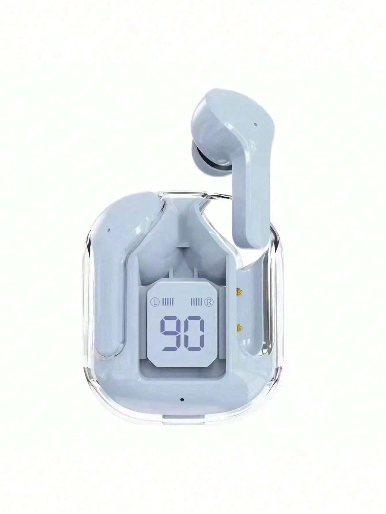 Air31 - A new type of transparent touch control sports TWS wireless headphones with Type-C charging and half-ear design