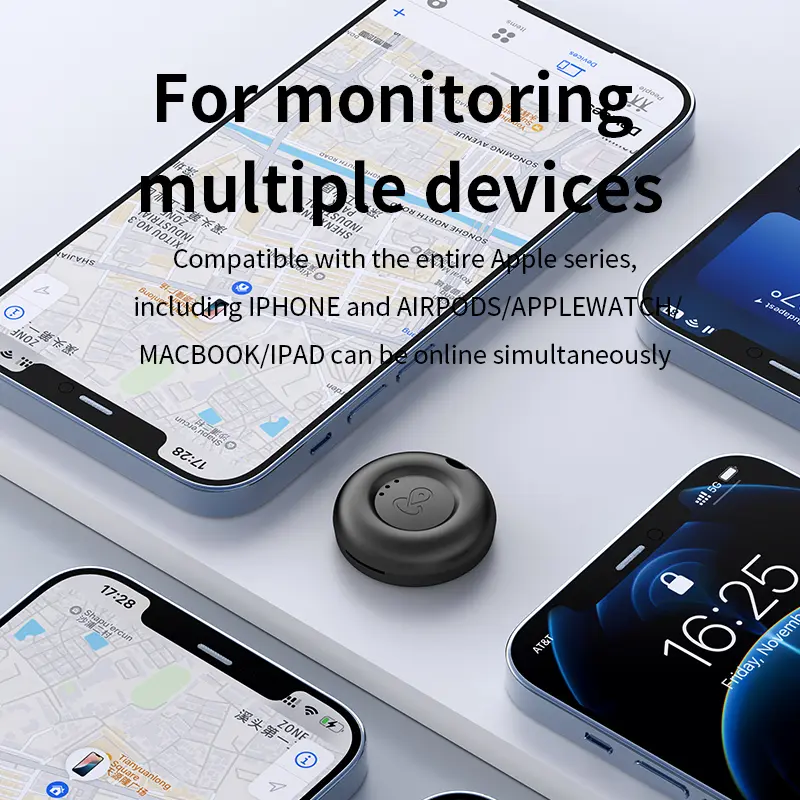 Global IOS GPS Tracker Mini Bluetooth Anti-Lost Alarm Tracking Device Key Finder Reminder Positioner for Luggage Car Pet Find My
