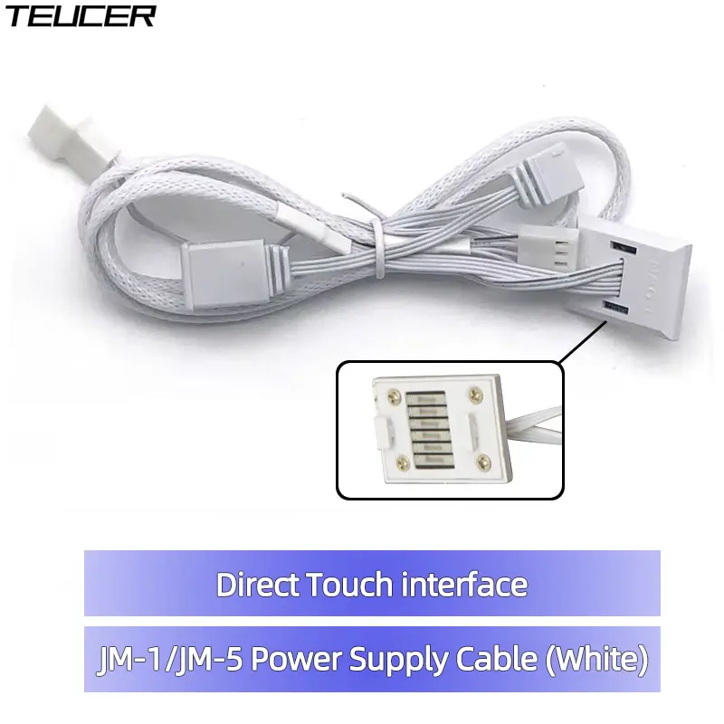 TEUCER JM Series Fan Power Cable Suitable for TEUCER JM-1 and JM-5 PC Fans.