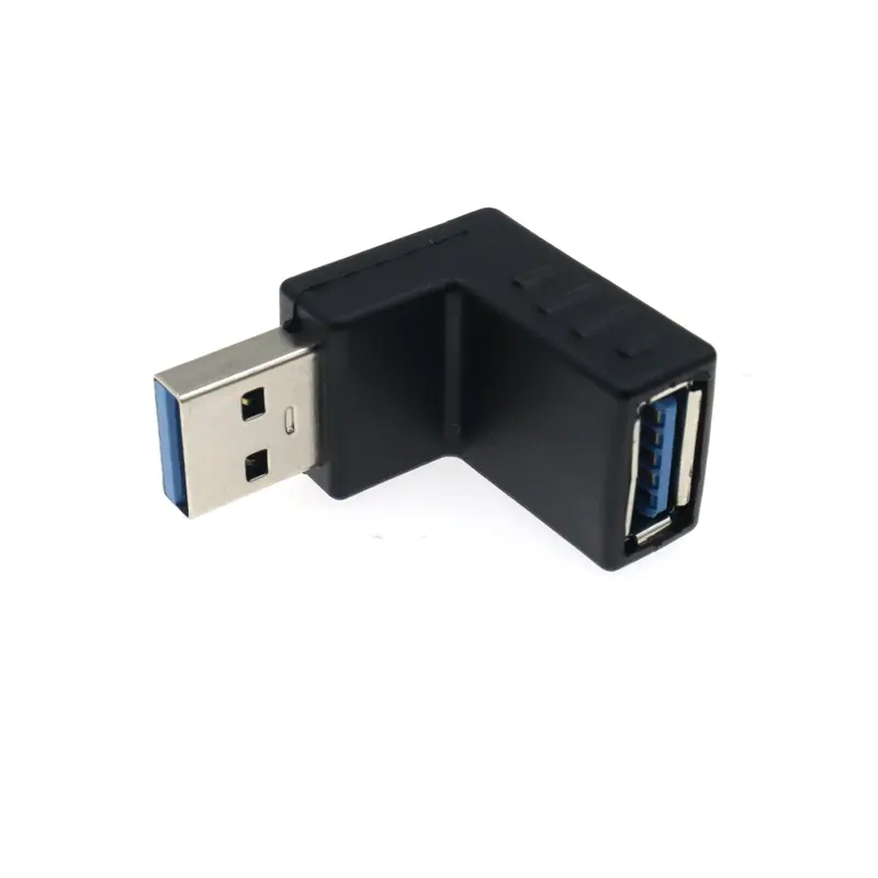 High Speed 5Gbps 90 Degree Left/Right/Up/Down Angle USB 3.0 Type A Male to Female M/F Adapter Connector For Laptops U Disk