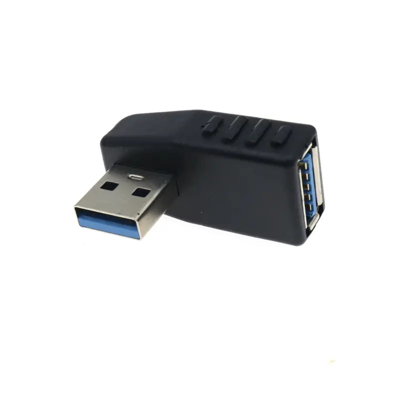 High Speed 5Gbps 90 Degree Left/Right/Up/Down Angle USB 3.0 Type A Male to Female M/F Adapter Connector For Laptops U Disk