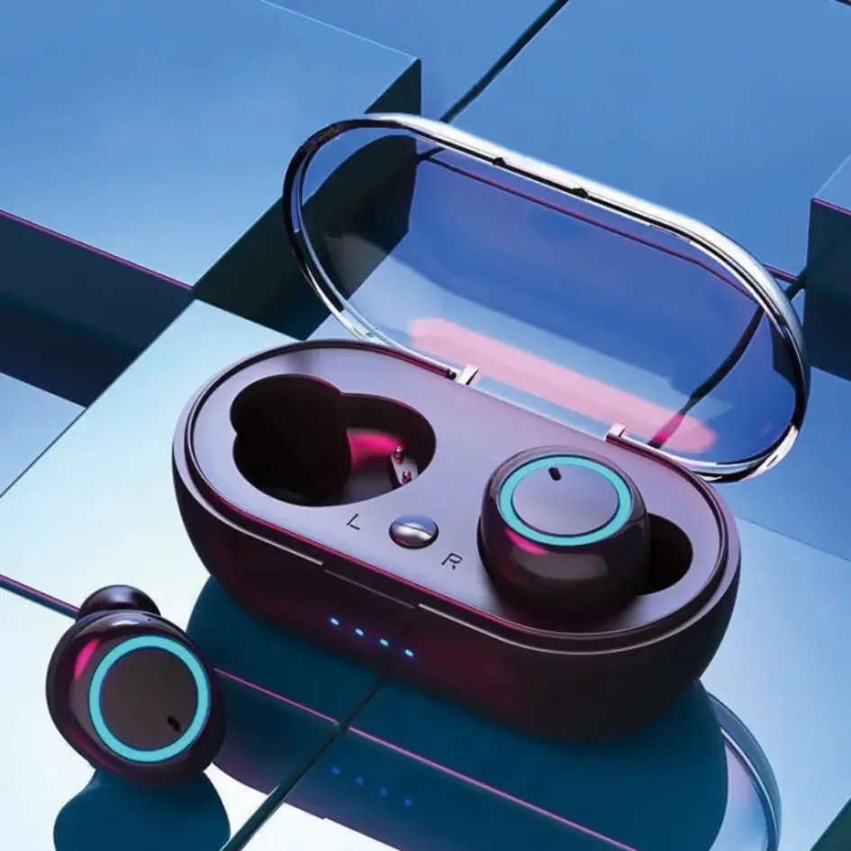 Y50 wireless bluetooth headphones binaural low latency in-ear sports music game