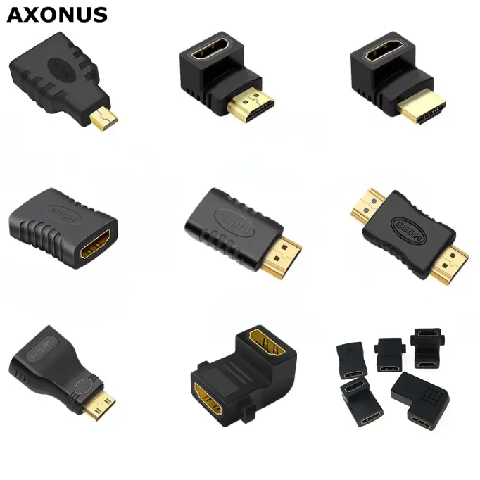 Micro Mini HDMI-compatible 90 degree right-angle adapter HDMI 270 degree HDMI male to female HDMI elbow connector