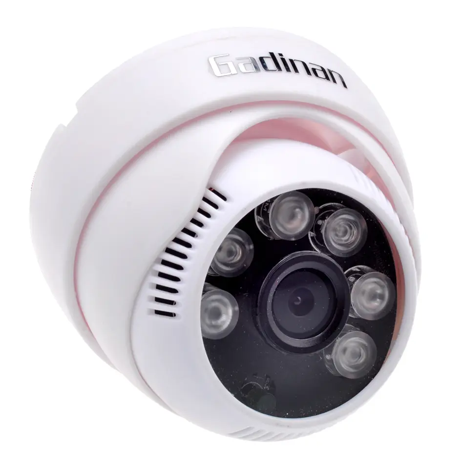 GADINAN AHD Surveillance Camera  AHD 1.0MP/2MP Dome Camera Indoor 6pcs IR Array AHD CCTV Camera Security