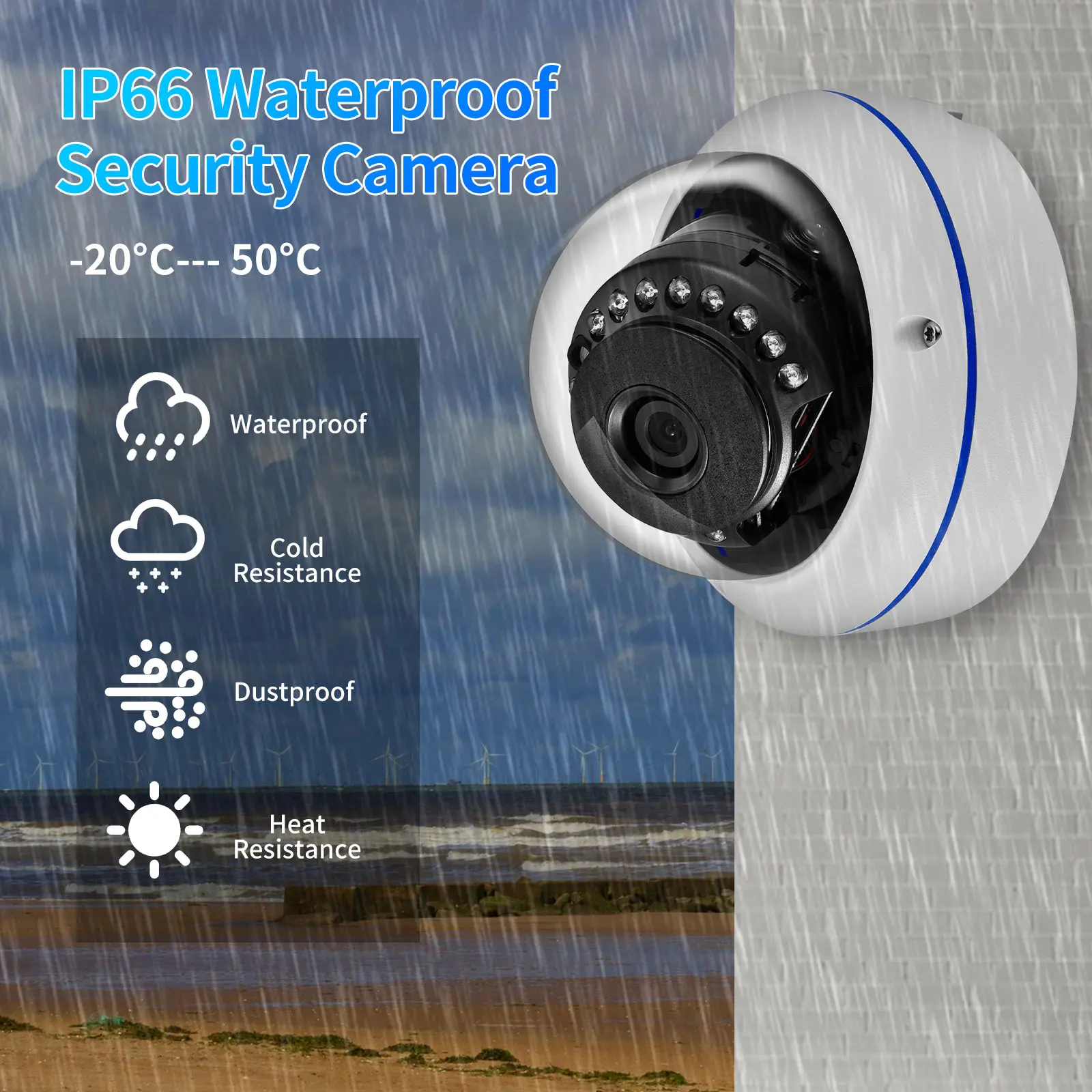 Gadinan 5MP AHD Camera 1080P 720P 2.8mm lens Vandal-proof Outdoor Indoor Night Vision Surveillance BNC Dome AHD CCTV Camera