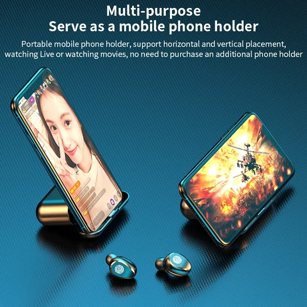 for Samsung Galaxy S24+ S25 Ultra Wireless Earphones Bluetooth Earbuds In Ear Headphones TWS Earphone With Silicone Ear Caps