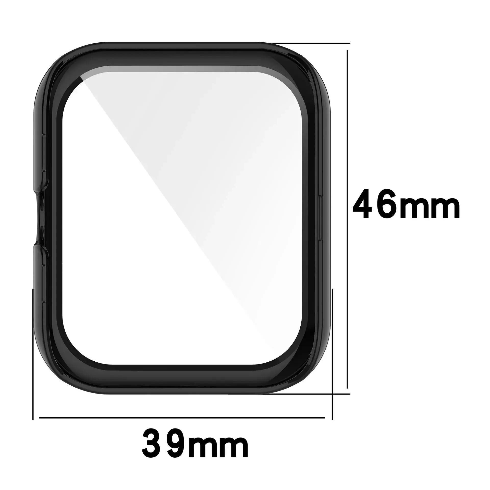 For Amazfit Bip 3 Bip3 Pro Screen Protector Case Cover Smart Watch Protective Cover Bumper Shell Protection Frame Case Capa