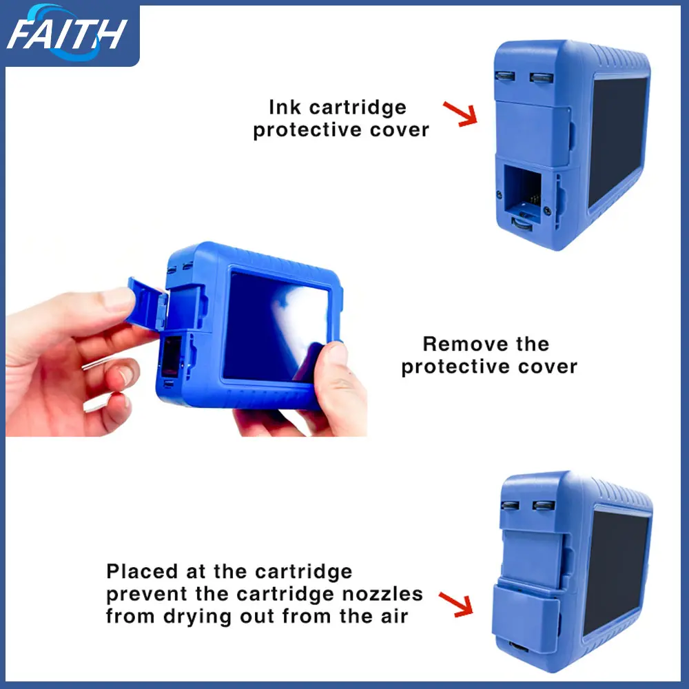 Faith 25 Languages mini Handheld Inkjet Printer  label printer Number Logo Plastic impresora portátil photo printer 프린터