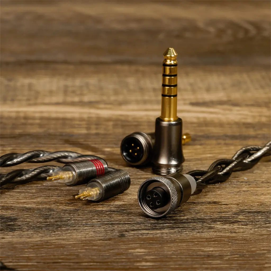 DUNU x Gizaudio DaVinci In Ear Monitors 2DD+4BA Hybrid Drivers HiFi Wired 3.5mm + 4.4mm Interchangeable Plug Detachable 2Pin IEM
