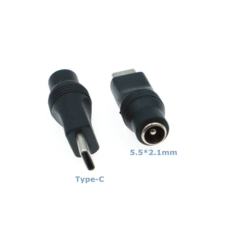 DC 5.5*2.1mm Female to Type-C Micro USB Mini USB 5V Power Conversion Charging Adapter for Male Mobile Phones and Tablets