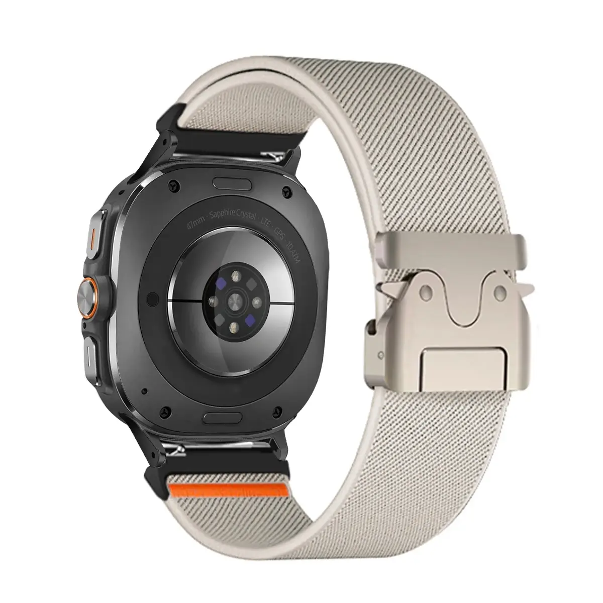 Sports Trail Band For Samsung Galaxy Watch 7 Ultra 47mm Nylon Loop Strap Correa For Samsung Galaxy Ultra 47mm No Gaps Bracelet