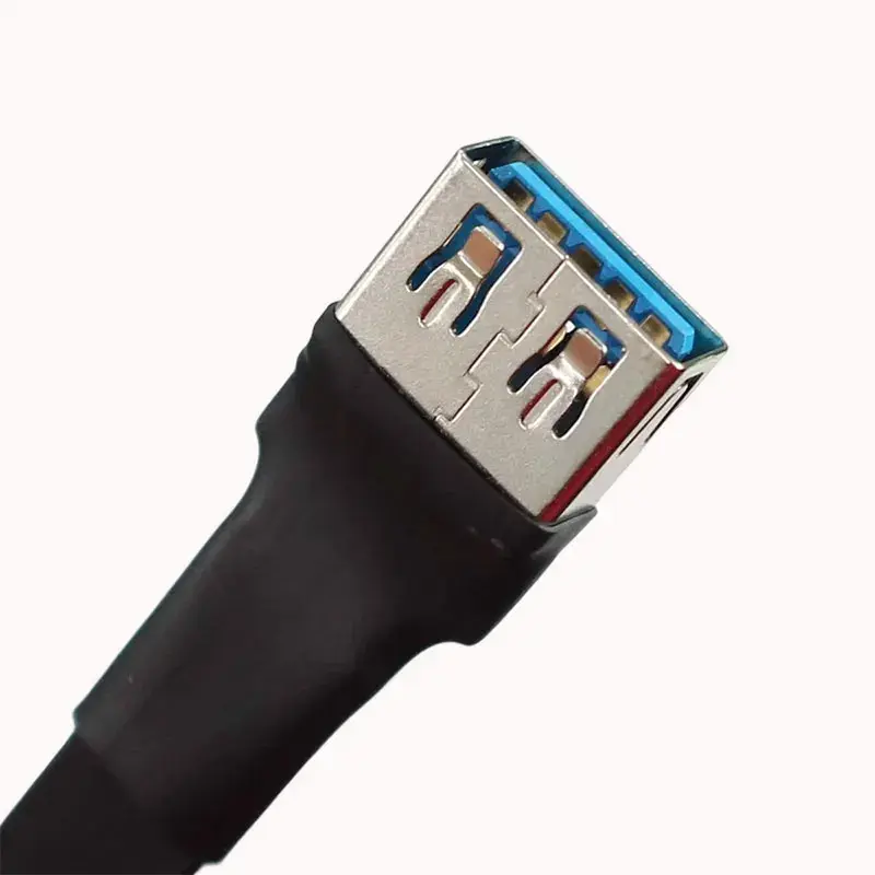 ADT-Link USB 3.1 Flat Extension Cable Type A to Type C USB C FPC FPV Flat Ribbon Cable for HDTV AV Aerial Photography Gopro DSLR