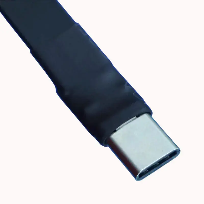 ADT-Link USB 3.1 Flat Extension Cable Type A to Type C USB C FPC FPV Flat Ribbon Cable for HDTV AV Aerial Photography Gopro DSLR
