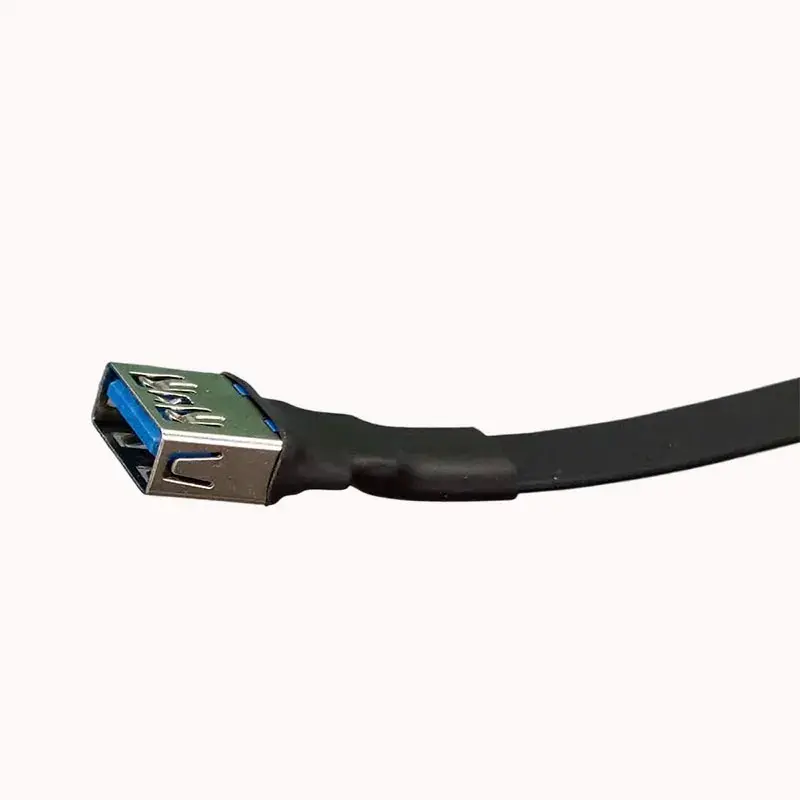 ADT-Link USB 3.1 Flat Extension Cable Type A to Type C USB C FPC FPV Flat Ribbon Cable for HDTV AV Aerial Photography Gopro DSLR