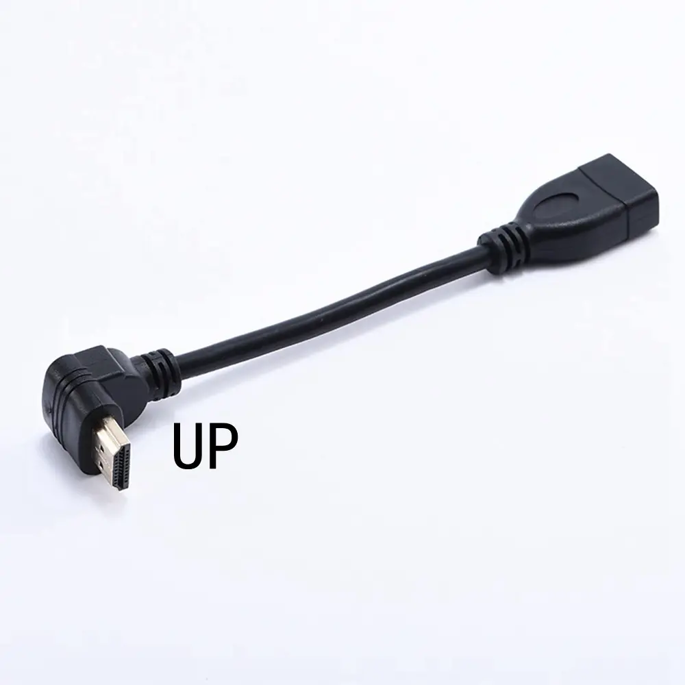 HDMI extension cable male to female computer TV laptop set-top box monitor projector elbow high-definition video