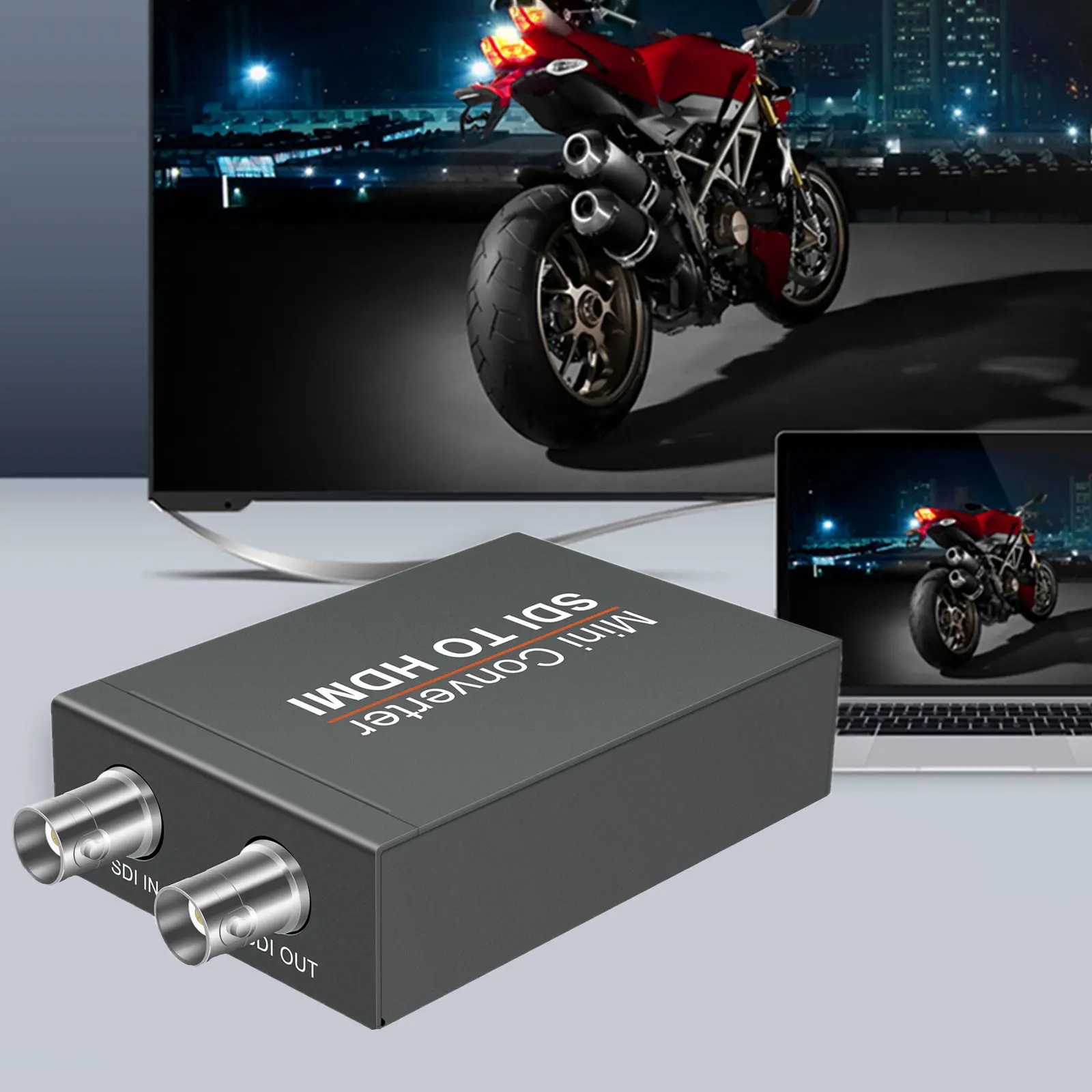 Mini Converter SDI To HDMI Mini 3G HD SD-HDMIVideo Adapter With Audio For Camera Auto Format Detection