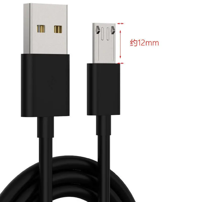 12 mm Long Connector Micro USB Charger Cable For Oukitel K10000 Pro C8 K3 U20 Plus K6000 Blackview A30 A7 V8 Charging Adapter