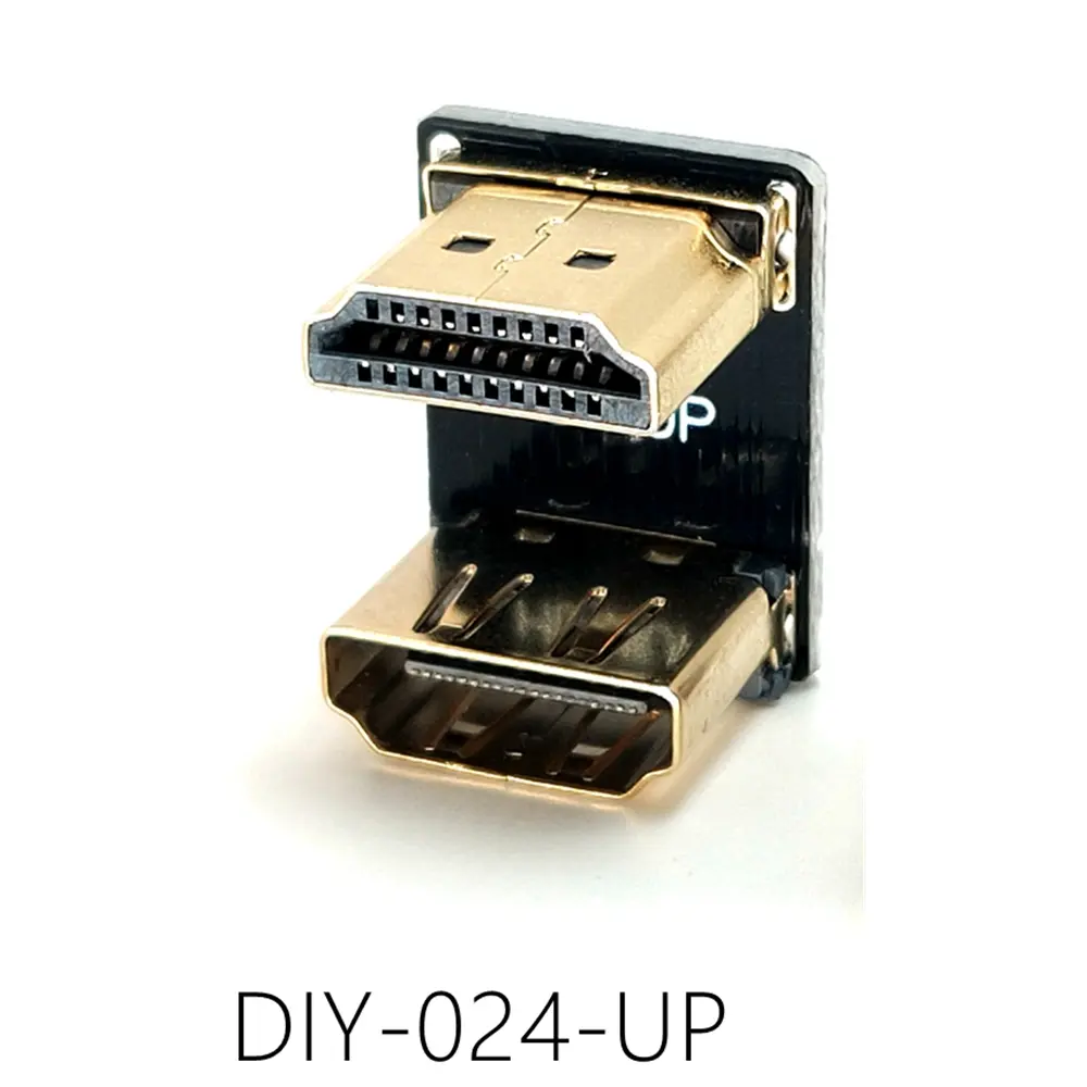 HDMI adapter bent male to female extension U-shaped laptop desktop computer connection monitor TV converter