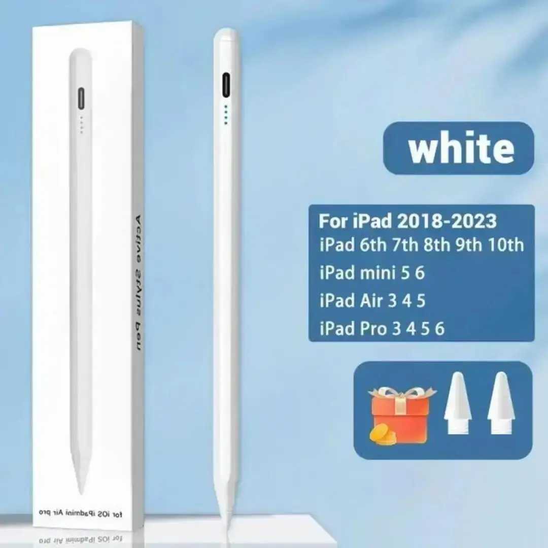For Apple Pencil Palm Rejection Power Display iPad Pencil Pen For iPad 2022 2021 2020 2019 2018 Pro Air Mini Specific Stylus