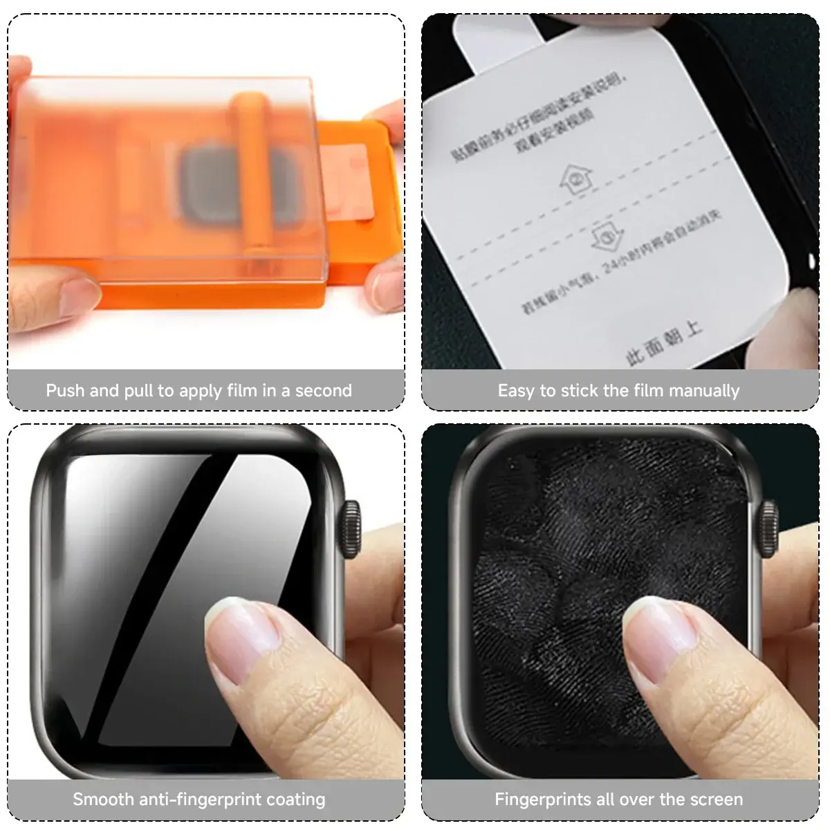 Screen Protector for Apple Watch 10 9 8 7 6 5 4 SE 46/42/45/41/44/40mm Hydrogel Film for iWatch Ultra 2 1 49mm Protective