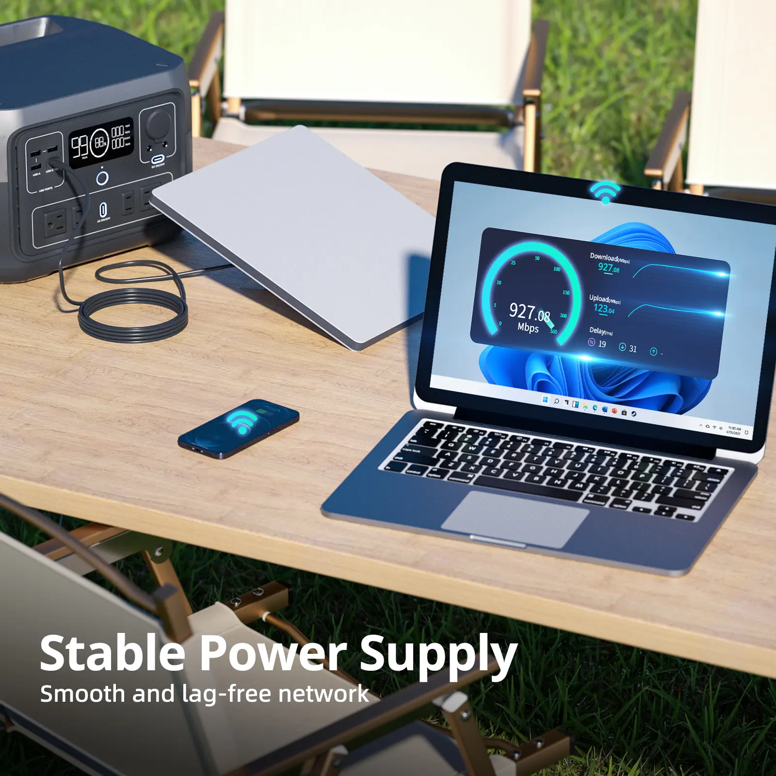 For Starlink Mini Cable, Starlink Mini USB C to DC Waterproof Power Cord 100W Input USB Type C to DC Cable (6.6ft / 2m)