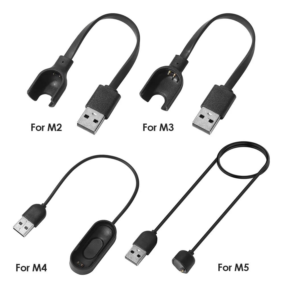 Charge Wire Device Smart Bracelet Charging Data Cable Replacement  Dock Watch Charger Wire for Xiaomi Mi Band 2/3/4/5