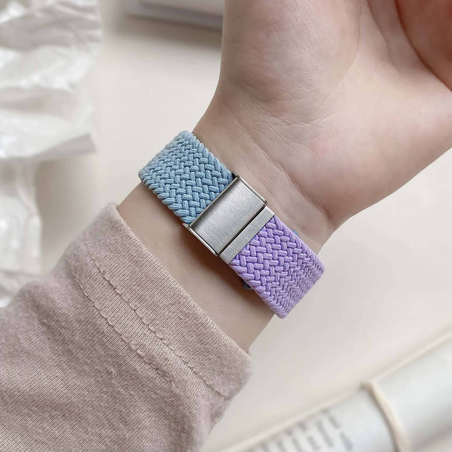 Braided Strap for Apple Watch Bands 49mm 40mm 44mm 45mm 41mm 46mm 42mm 45mm Bracelet IWatch Ultra 3 Series 10 9 7 8 6 5 SE Band