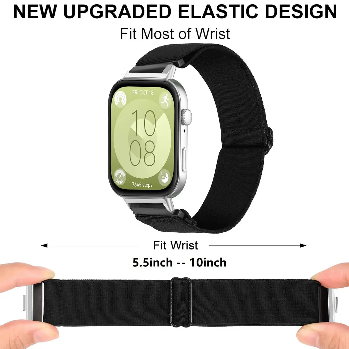 Elastic Nylon Loop Watch Band For Huawei Watch Fit 3 2 1 Strap Replacement Wristband For Huawei Fit4 Bracelet Correa Accessories