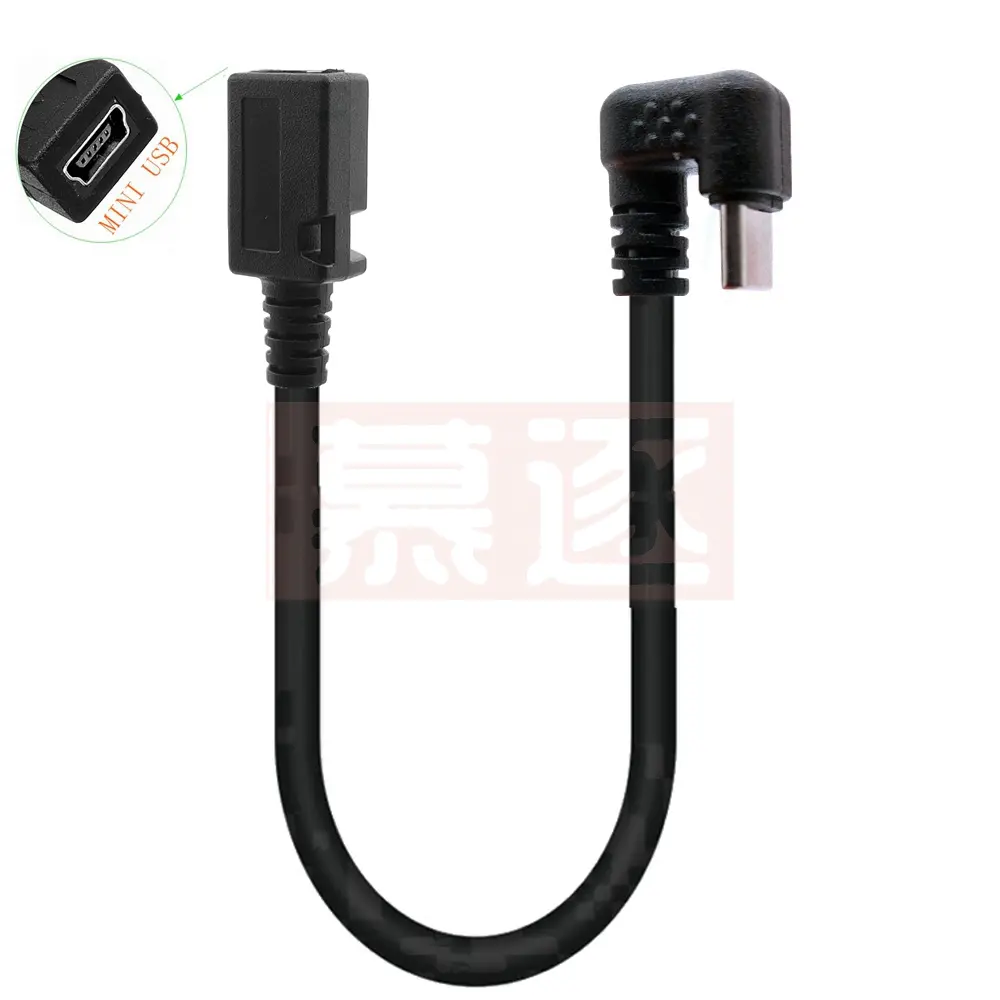 180 Degree Up Right Angle USB 3.1 Type C Male to Female Micro Mini Type-C USB otg USB-C Charging Data Converter Adapter Cable