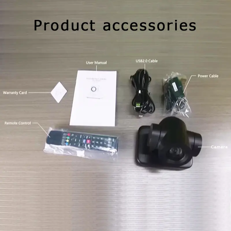 HD 1080P camera Pan Tilt Zoom 3X 10X Zoom Video Conference Room Equipment PTZ Conference Camera