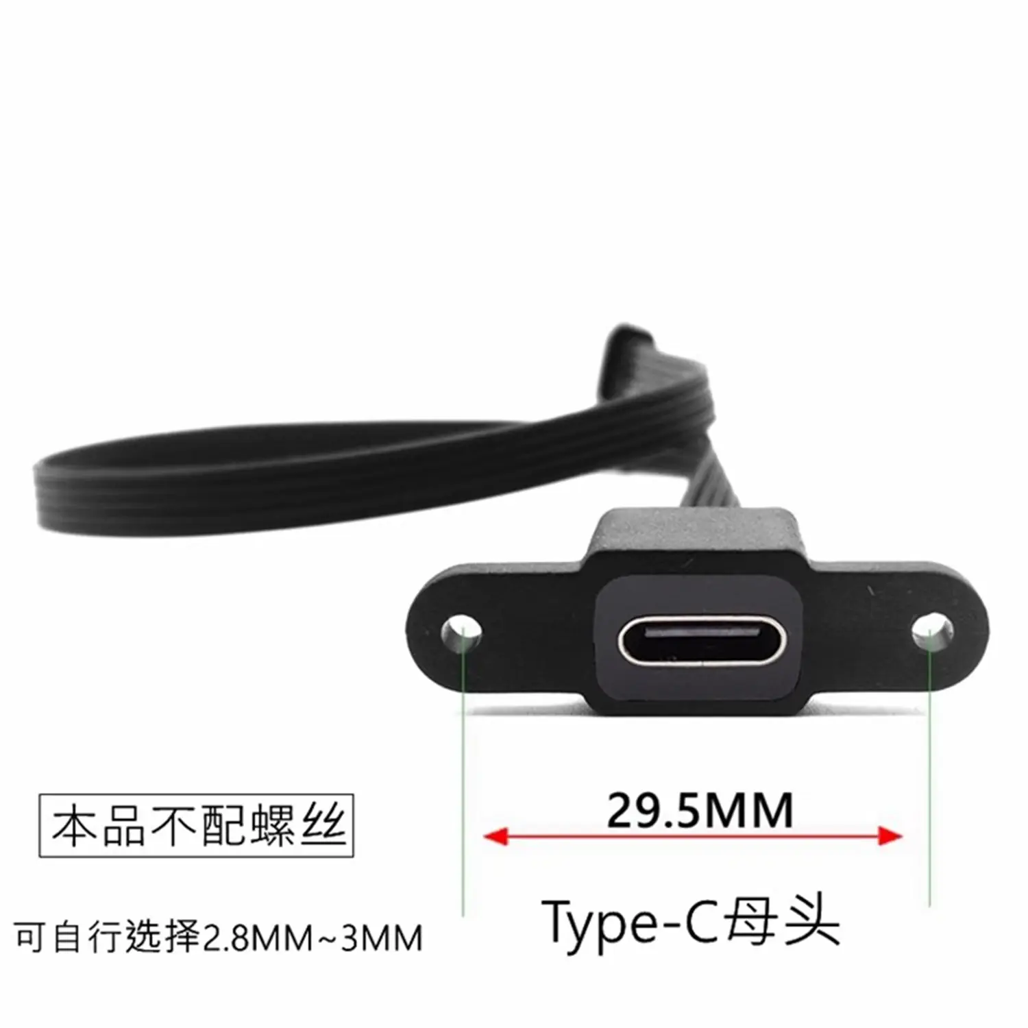 90 Degree USB Extension Cable micro mini  Male to type-c Female USB Cable, Flat USB Adapter Extension Cable with 4Cores 26AWG
