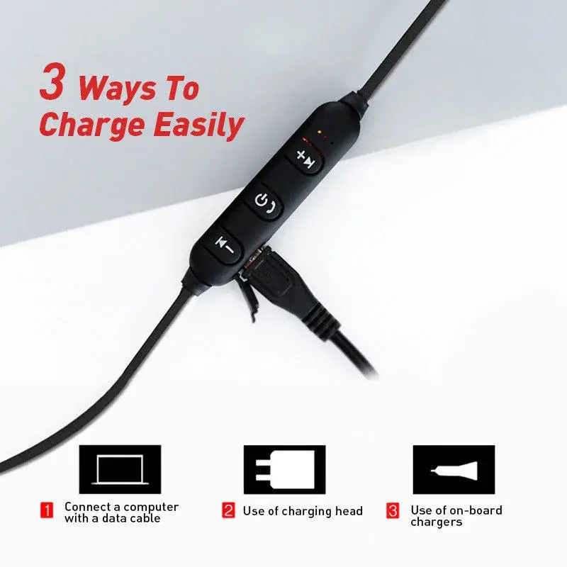 Wireless Magnetic Earphone XT11 Bluetooth Neckband In-Ear True Wireless Stereo Sport Earbuds Headphone With Mic For Samrtphones