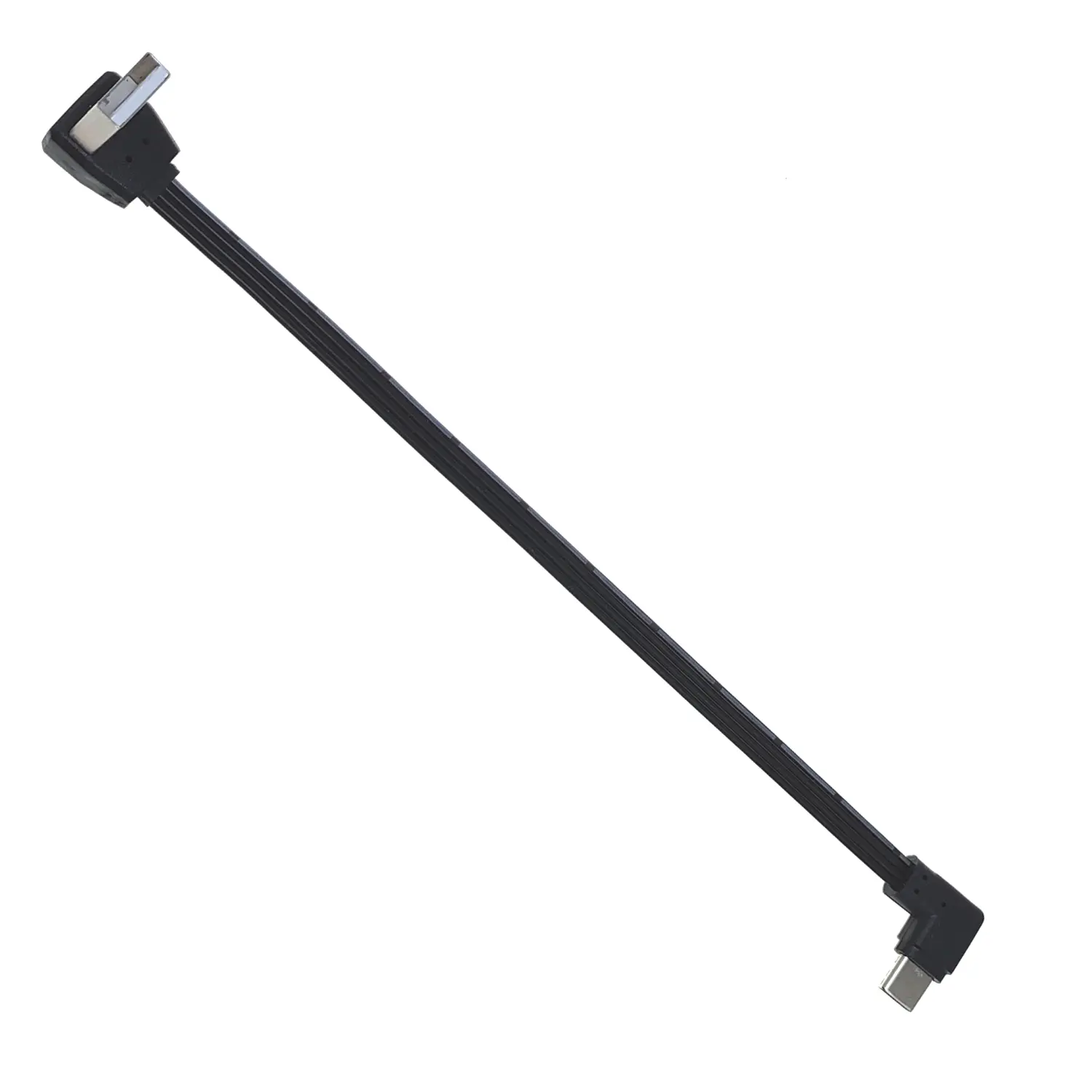 Type-c Flat USB 2.0 90 right angle, fast charging synchronous data cable, 10CM 20CM 30CM 50CM 100CM