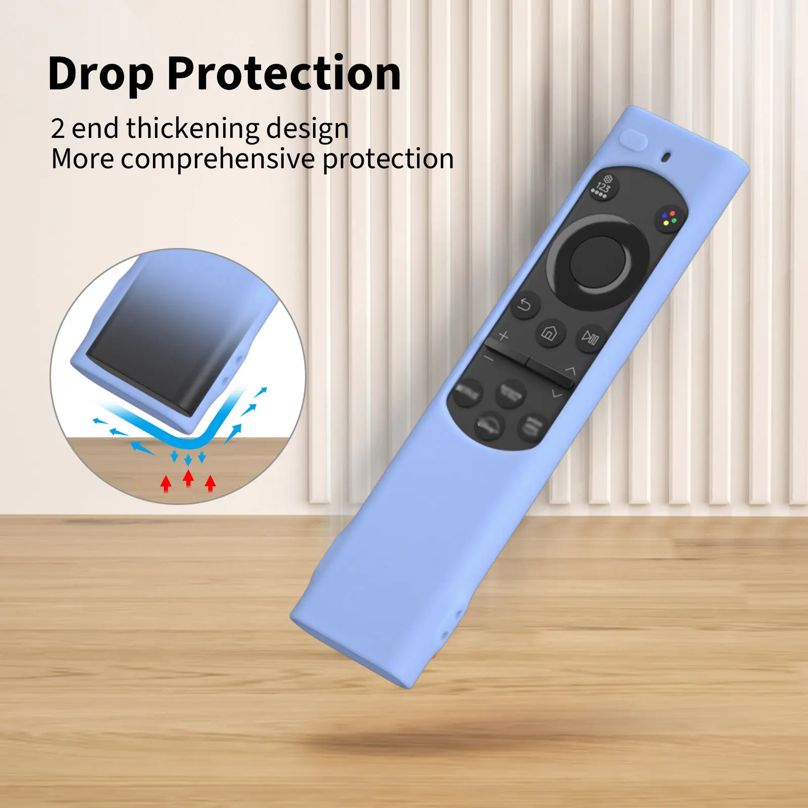 Silicone Protective Case for Samsung Smart TV Remote Control  BN59-01385A 01388A 01388H Shockproof Anti-Slip Silicone Cover