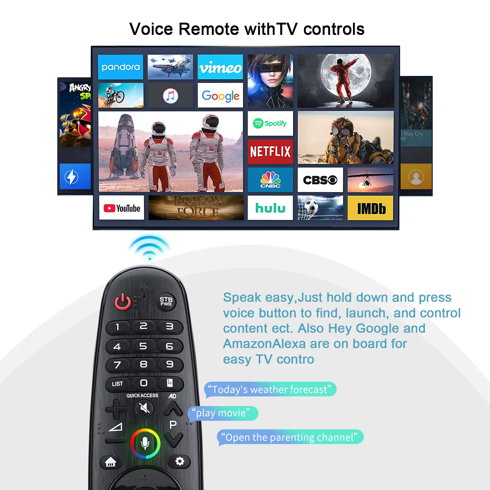 An-Mr18Ba Mr18Ba Magic Remote with Voice Search and Laser for Lg
