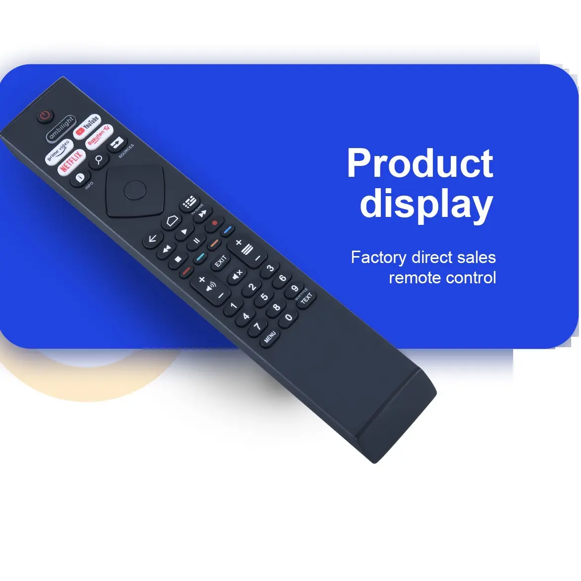 BRC0984501 For Philips Android Smart Network TV Remote Control 398GR10BEPHN0041BC 4K UHD Android TV 43/50/55PUS7906/12
