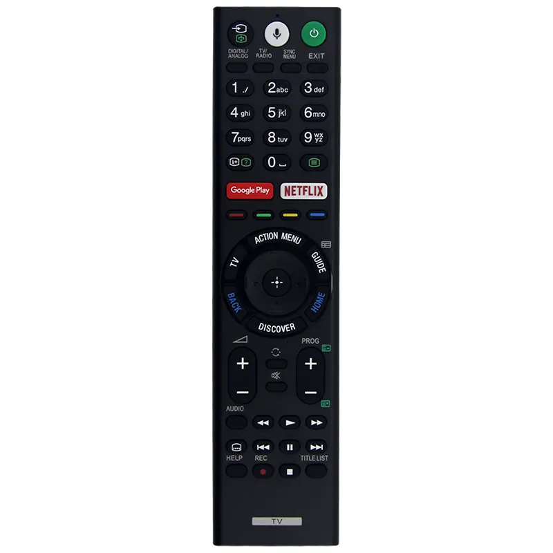RMF-TX200E voice remote control compatible with Sony TV RMFTX200U RMF-TX200B RMT-TX100U RMTTX100U XBR-43X800E XBR-49X800E