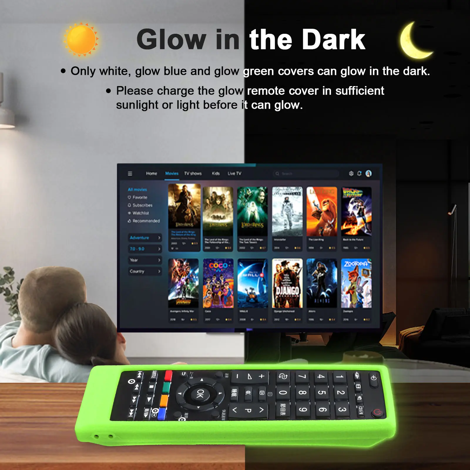 Silicone Case Fit for Toshiba Smart TV Remote Control CT-90326 CT-90380 CT-90336 CT-90351 Protective Sheath Cover Anti-Slip