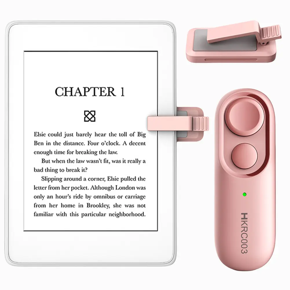 Remote Page Turner Phone Camera Video Record Remote Triggers Clicker Page Turner for Kindle Paperwhite Oasis Kobo EReaders