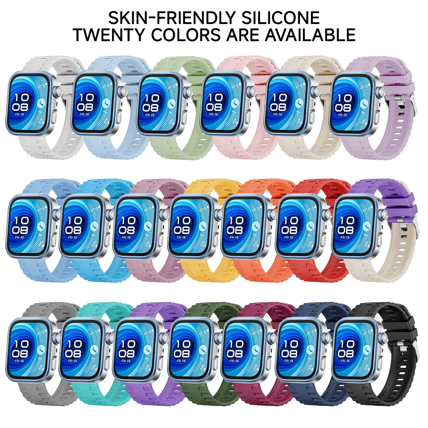 Silicone Strap For Huawei Watch Fit 4 Pro 3 Band Accessories Soft Sports Loop Wristband for Huawei Fit4 Fit 4Pro Fit3 Bracelet