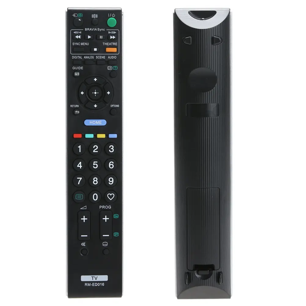 Television Remote Control Universal Television Controller Battery-powered Black for Sony RM-ED016 TV
