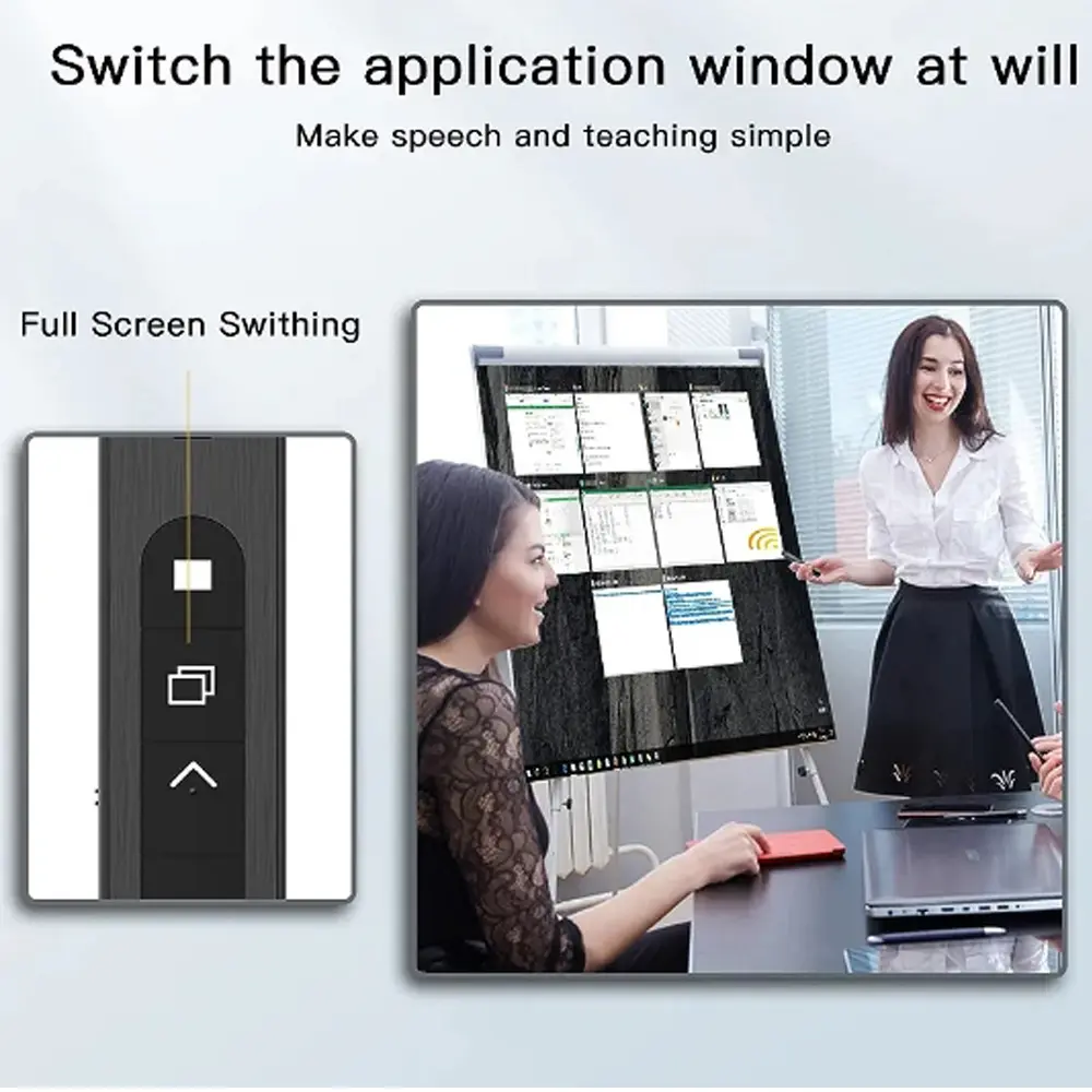 Wireless Presenter Red Light page turning pen 2.4G RF Volume Remote Control PPT Presentation USB PowerPoint Pointer Mouse