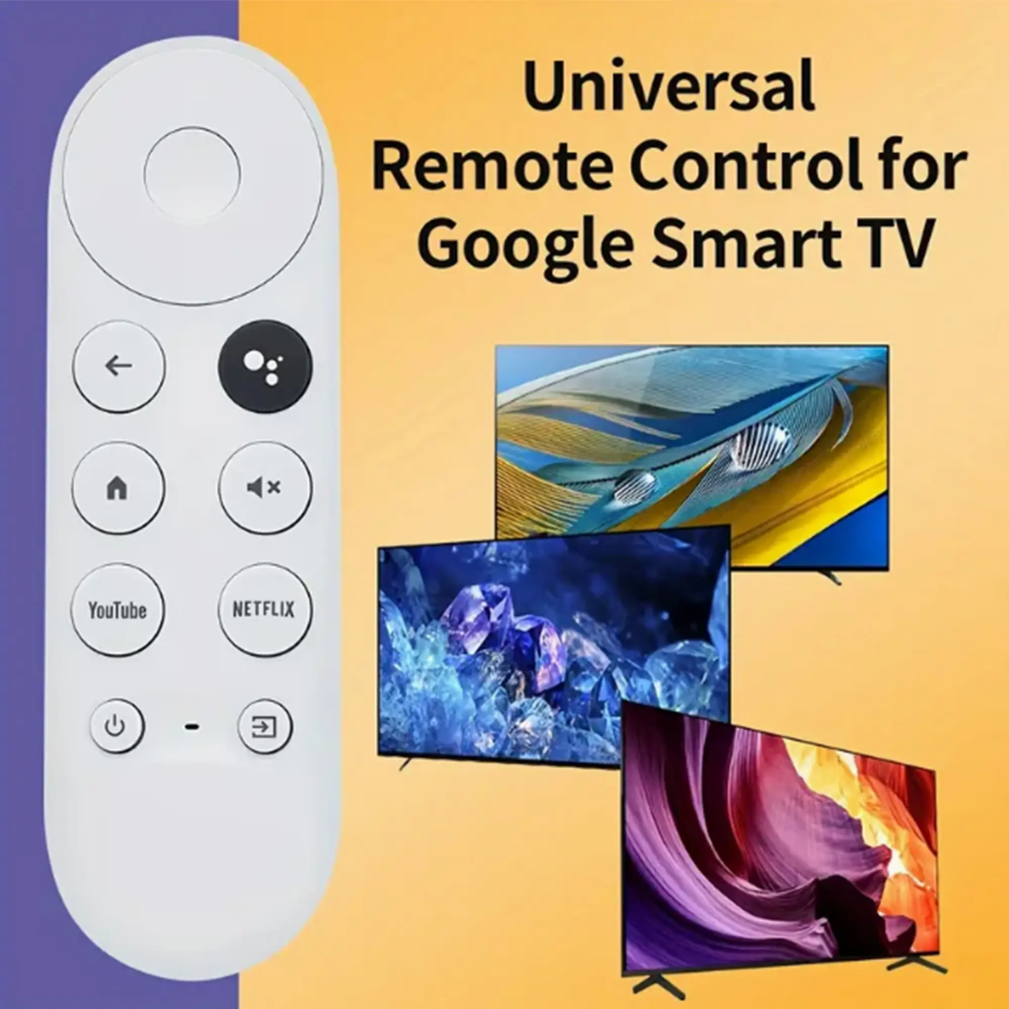 (Remote ONLY)G9N9N Replacement Voice Remote Control for Google Chromecast 4k Snow Streaming Media Player