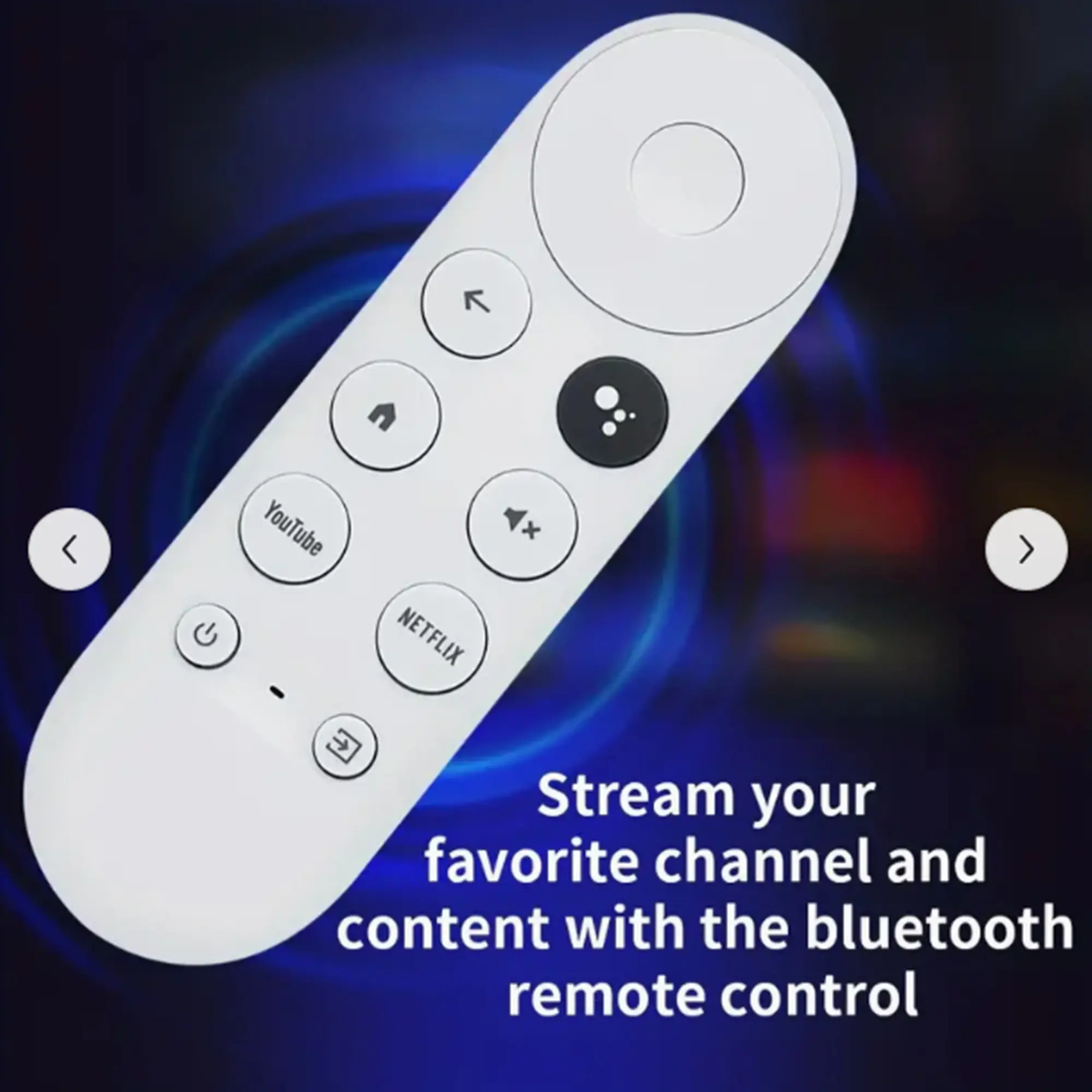 (Remote ONLY)G9N9N Replacement Voice Remote Control for Google Chromecast 4k Snow Streaming Media Player
