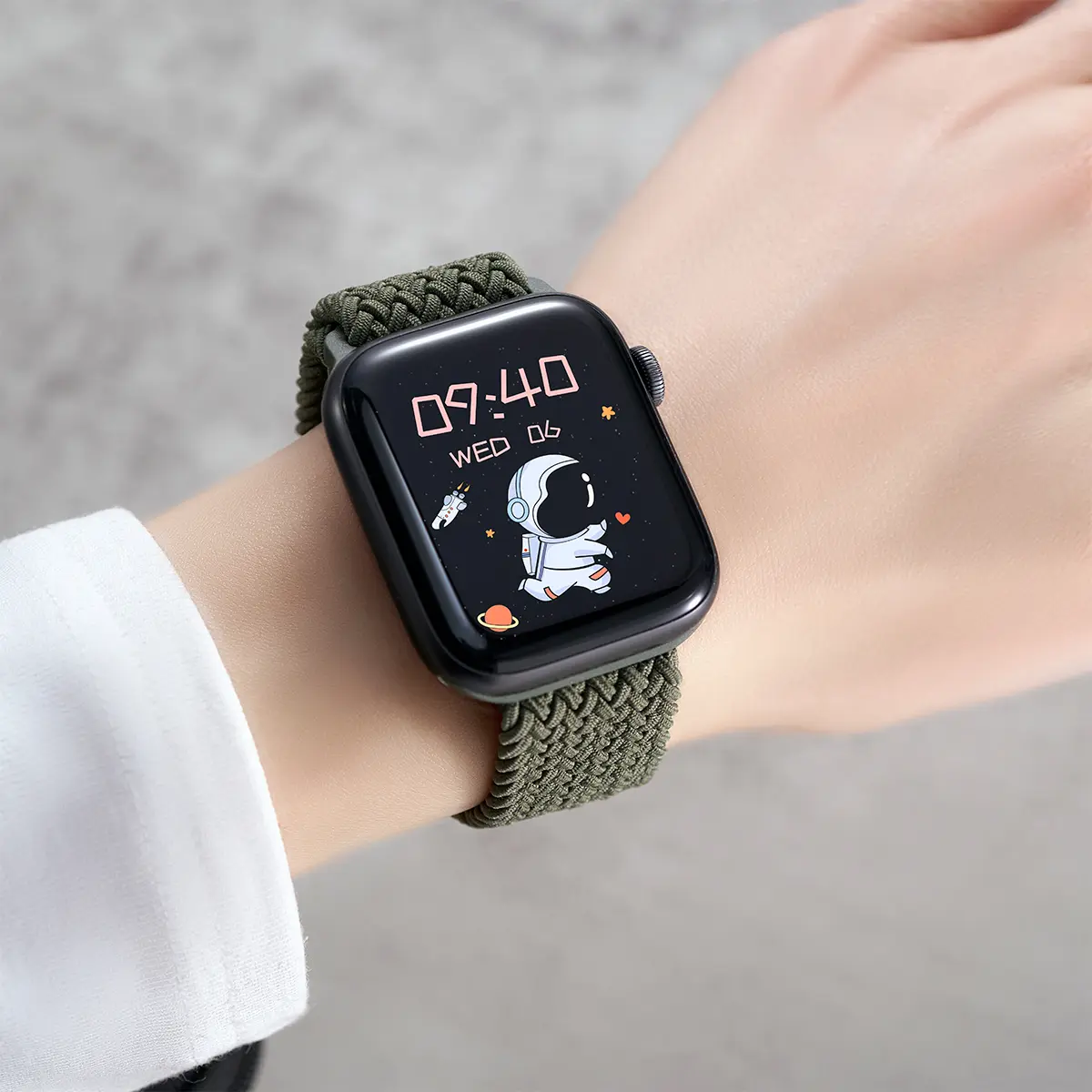 Braided Solo Loop Strap For Apple Watch Ultra 2 band 49mm 44mm 45mm 46mm 40mm 41mm 42mm Bracelet iWatch Series 10 9 SE 8 7 6 5 4