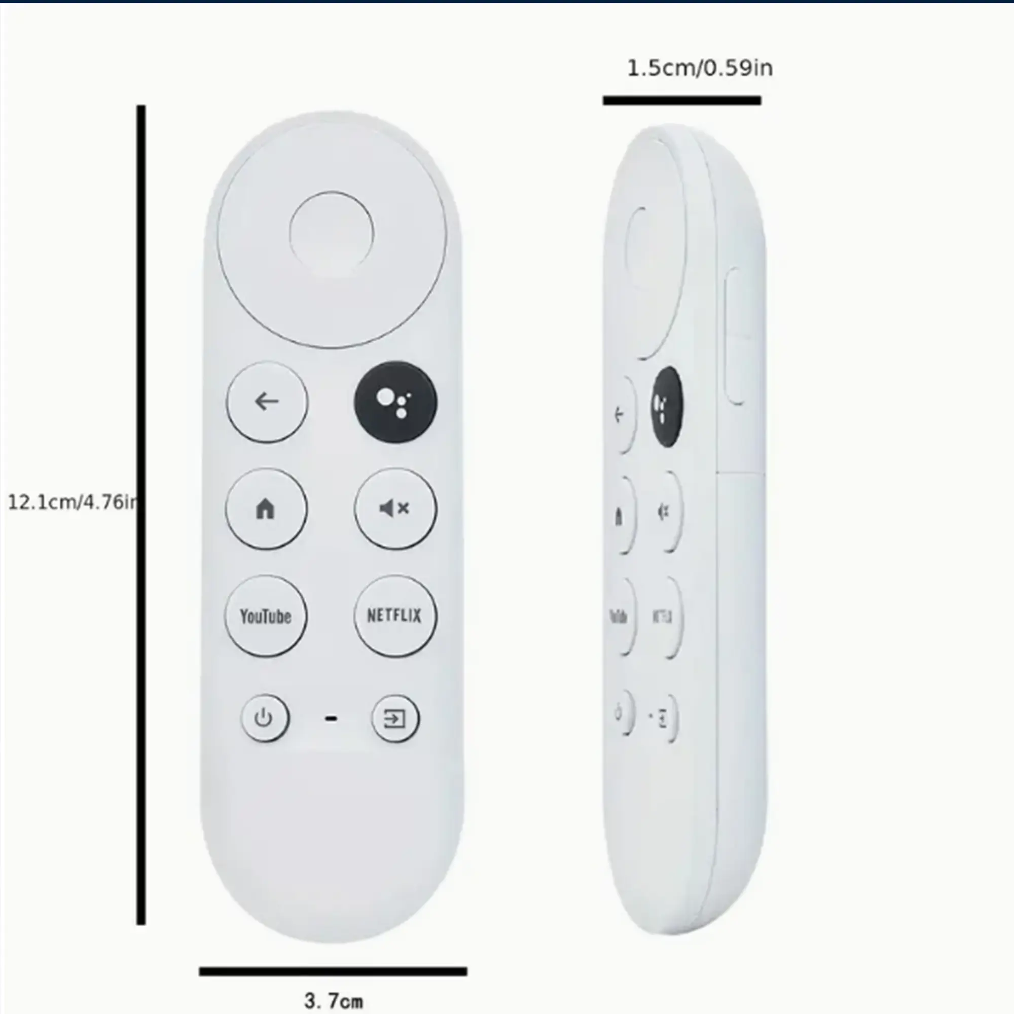 (Remote ONLY)G9N9N Replacement Voice Remote Control for Google Chromecast 4k Snow Streaming Media Player