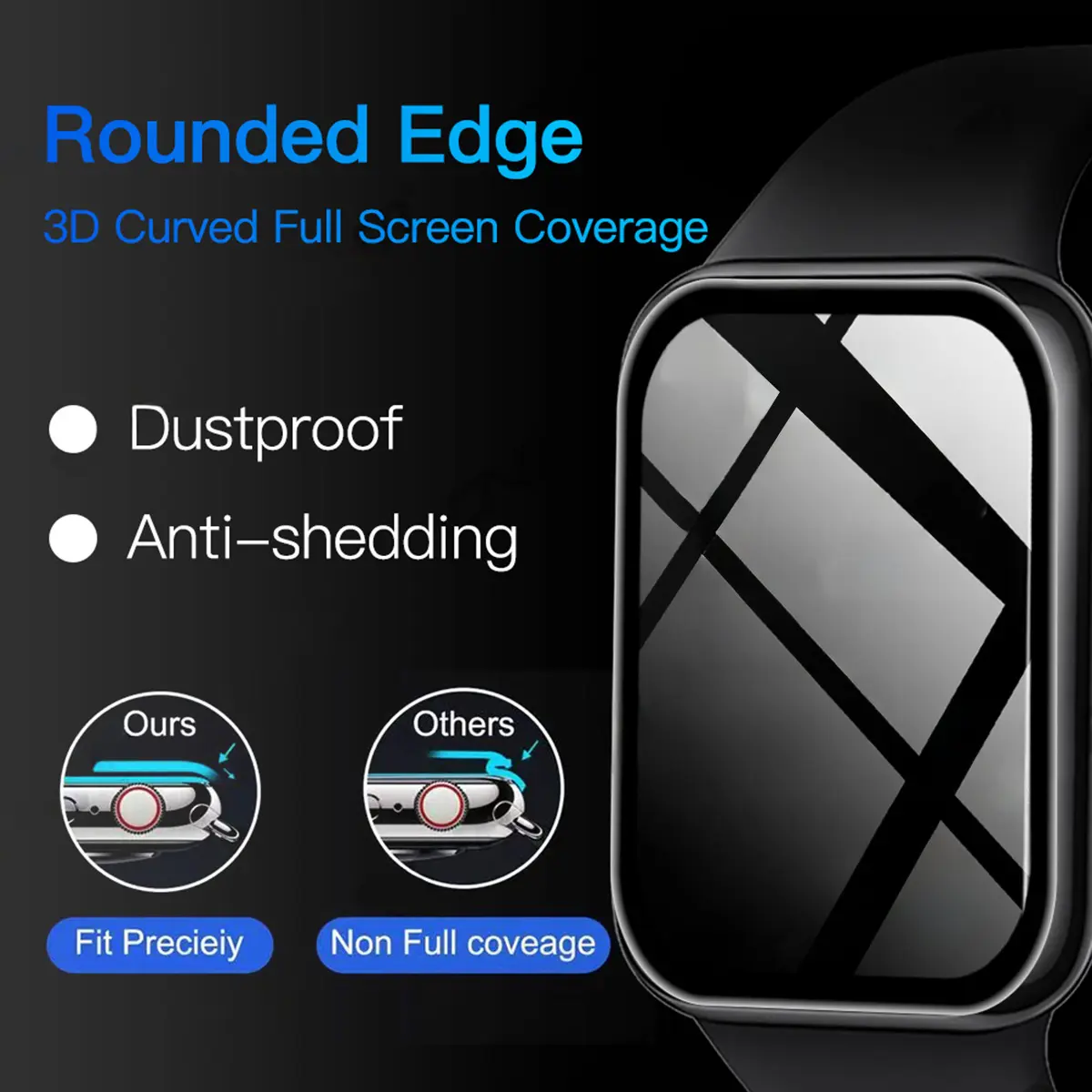 3D Protective Film for Xiaomi Mi Band 9 Pro Screen Protector Anti-scratch Soft Film MiBand 8 Pro Accessories (Not Glass)
