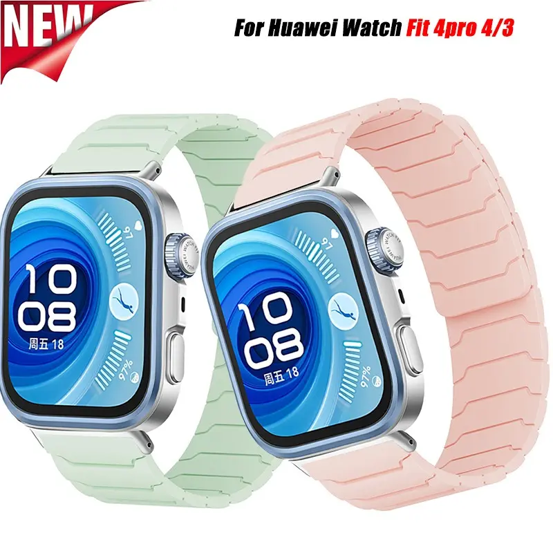 Magnetic Strap for Huawei Watch Fit 4/3/2/1 Band Silicone Bracelet for Huawei Watch Fit3 Strap for Huawei Fit4Pro Correas 4/4pro